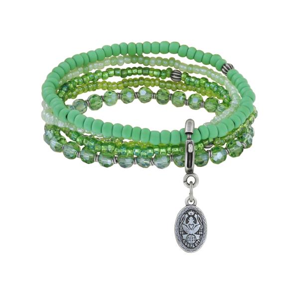 Green - Petit Glamour d'Afrique - Konplott bracelet